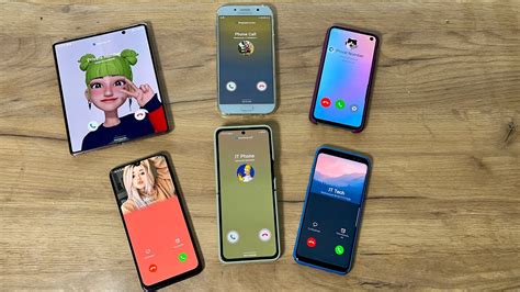 Fake Call Six Phones Incoming Call Galaxy Fold Vs Z Flip Vs A Vs S