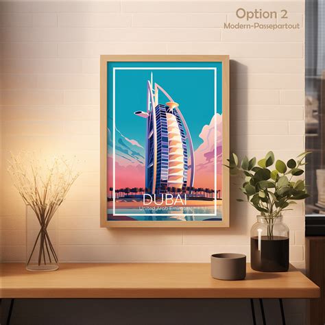 Dubai Travel Poster Dubai Poster Wall Art Uae Vintage Poster Travel