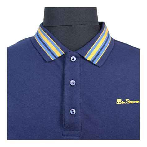 Ben Sherman Cotton House Collar Polo Marine This Iconic Brand Is