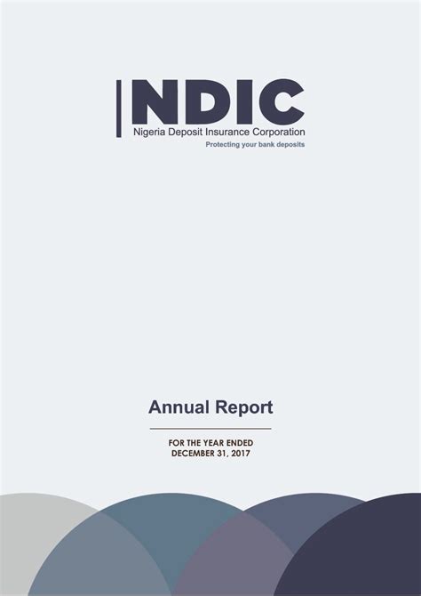 Year 2017 Annual Report and Statement of Accounts – NDIC