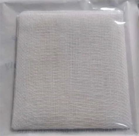 White Cotton Sterile Gauze Swab Size 10cm X 10cm 12 Ply At Rs 120