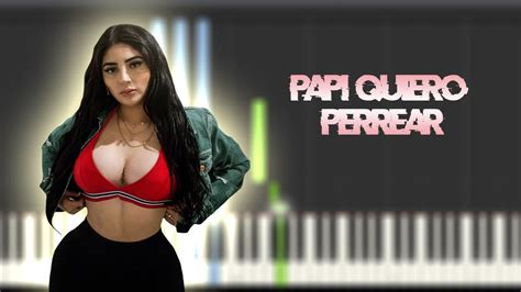 PAPI QUIERO PERREAR Bellakath Instrumental Piano Tutorial