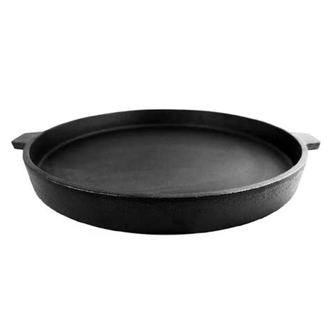 Buy Wholesale China Cast Iron Nonstick Round Double Ears Griddle Pan For Camping And Home Use ...