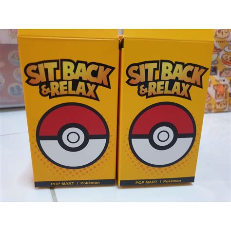 Popmart Pokemon Sit Back And Relax Shopee Thailand