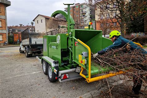 Broyeur à tambour PTH 30 50 Moteur Diesel Autonome Pezzolato