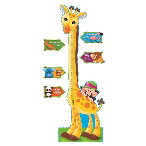 Monkey Mischief Giraffe Growth Chart | Becker's School Supplies