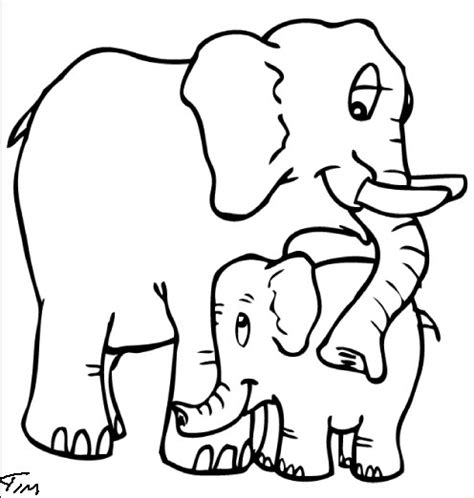 Dibujo Para Colorear De Un Mini Elefante Hermoso Ser Madre Porn Sex Picture