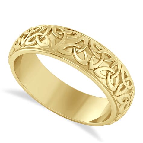 Celtic Knot Eternity Band 14k Yellow Gold Ad7810