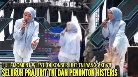 Lesti Tampil Mempesona Hari Ini Di Konser Hut Tni Yang Ke