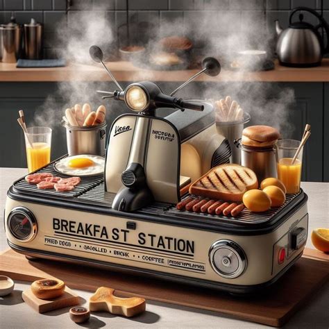 Luxarts On Instagram Vespa Inspired Breakfast Stations