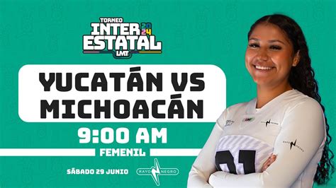 YUCATÁN vs MICHOACÁN INTERESTATAL LMT 2024 FLAG FOOTBALL FEMENIL