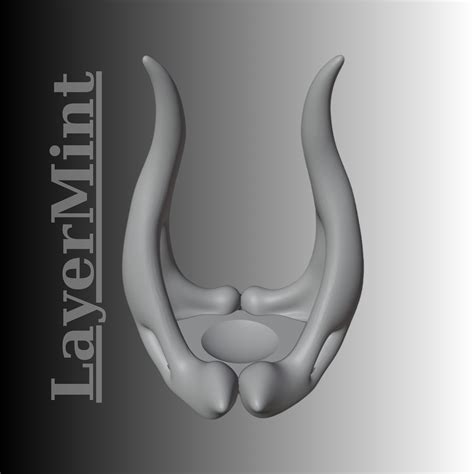 📯 Horn Shaped Egg Holder – Fantasy Gothic Style 3D Printable STL・ 3D