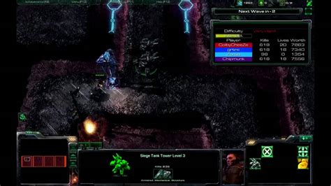 Multiplayer Tower Defense Starcraft 2 Custom Map Strategy And