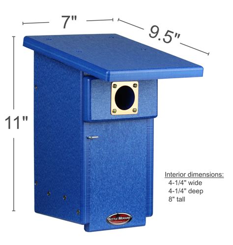 Recycled Bluebird Nest Box – Kettle Moraine Woodworking Inc