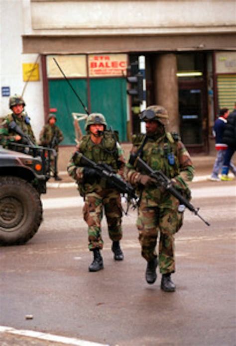 U S Marines From Rd Battalion Th Marine Regiment Patrol The Streets