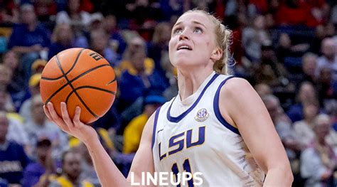 LSU Women's Basketball Starting Lineup Today