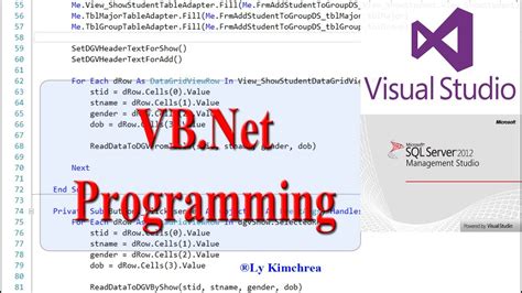 Vb Net With Sql Server Code Form Update Insert Technic Youtube