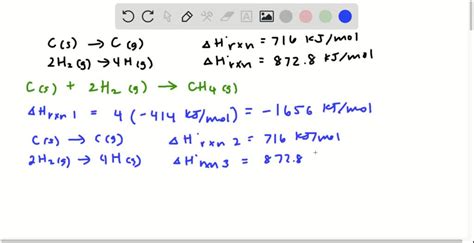 Calculate Î”hrxn For The Reaction Below Using Thei Solvedlib