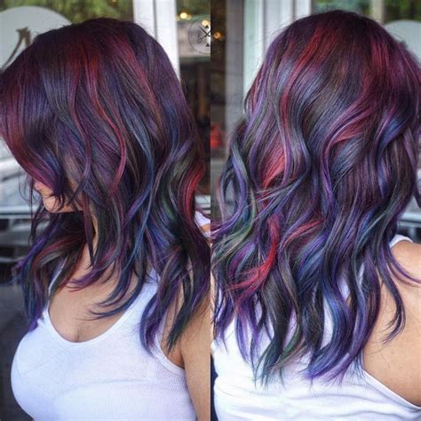 20 Ways to Wear Violet Hair | Blue hair highlights, Purple hair ...