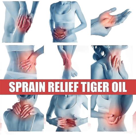 Sprain Relief Tiger Oil Joint Spine Lumbar Pain Relieve Muscles And