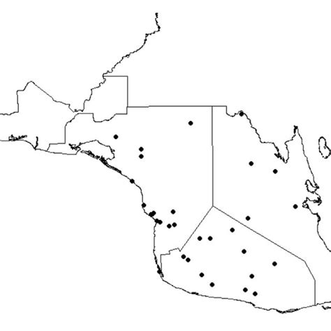 Distribution Of Centrosema Molle In The Mexican Portion Of The Yucatán Download Scientific