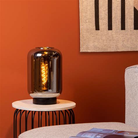 Lucide Lampada Da Tavolo Con Diffusore In Vetro Dal Design Moderno Ed