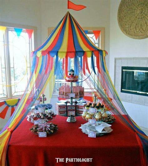 Pin By Jessie Rivera On Decoración De Circo Circus Birthday Party Carnival Themed Party