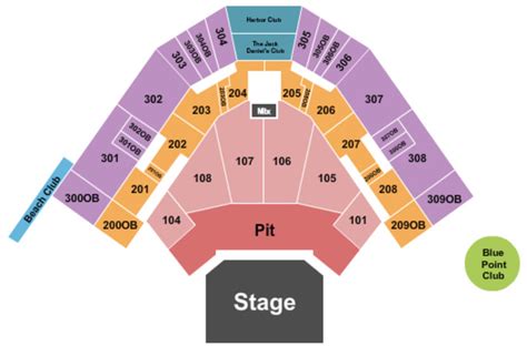 Harbor Yard Amphitheater Tickets in Bridgeport Connecticut, Seating ...