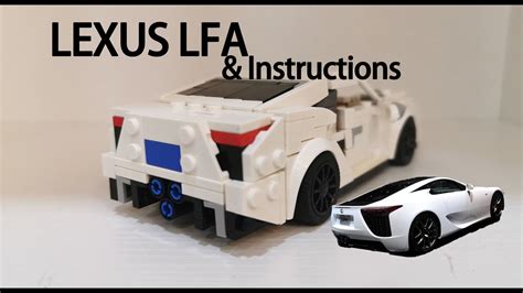 Lego Lexus Lfa And Instructions Youtube