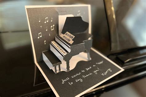 Easy Piano Pop Up Card With Cricut Or Silhouette Better Life Blog