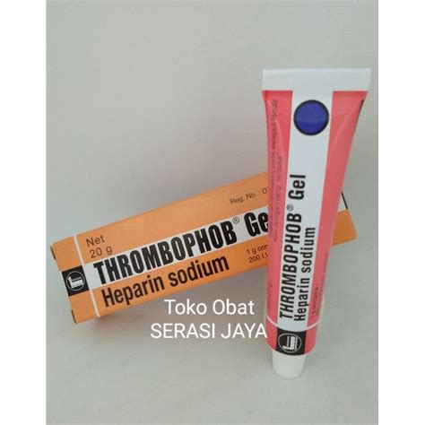 Jual Thrombophob Gel 20 Gram Memar Varises Obat Gosok Shopee Indonesia