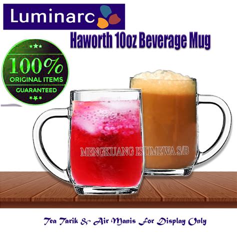 Luminarc Pc Haworth All Purpose Crystal Clear Durable Glass Mug