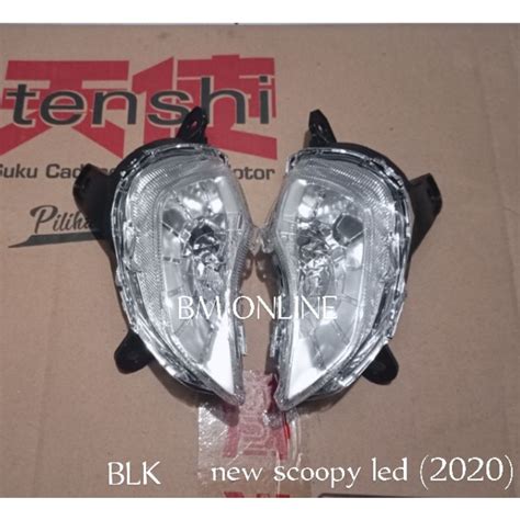 Jual SEIN RETENG DAN MIKA SEIN DEPAN BELAKANG HONDA SCOOPY FI LED