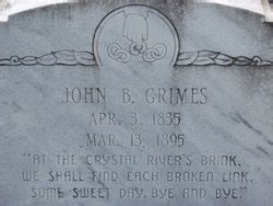 John B Grimes 1835 1895 Mémorial Find a Grave