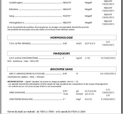 Configuration Du Style Des Fiches R Sultats Patients Prolab Lis