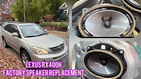 Lexus RX400H All Front And Rear Speakers Replacement YouTube