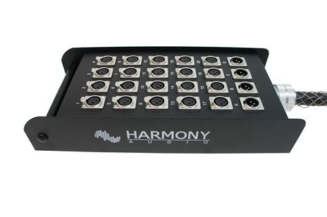 Buy Harmony Audio HA SB2425 Pro Stage XLR Snake Cable Box 24 Channel