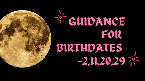 2 11 20 29 Birthdates Walon Ke Liye Universe Ki Taraf Se Guidance