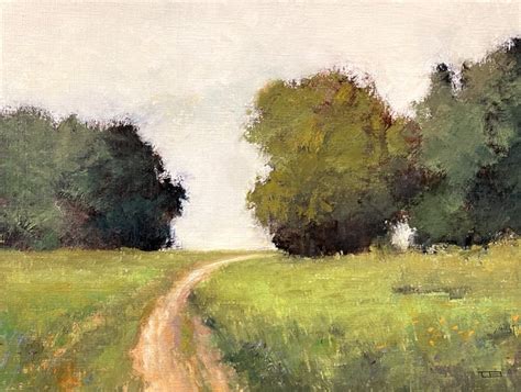 Country Path 221016 Impressionist Landscape Oil Painting