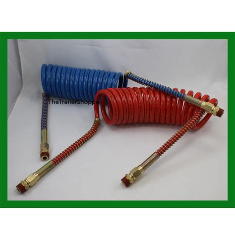 Velvac Air Brake Hose 15 Ft Coiled Nylon Tubing Assembly The Trailer