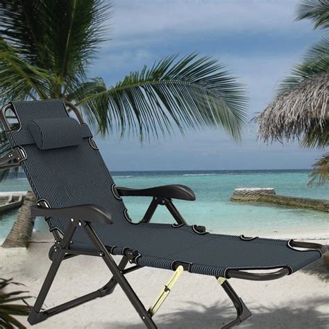 Chaise Pliante D Int Rieur Et D Ext Rieur Lit De Plage R Glable Si Ge