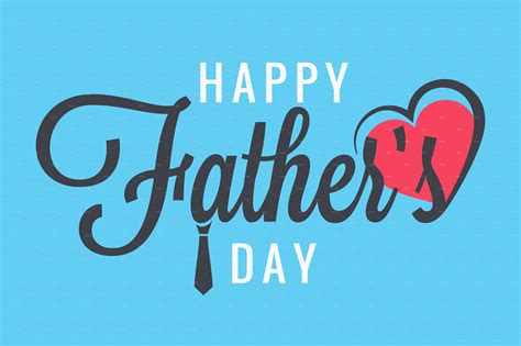 Fathers Day Banner Decorative Illustrations Creative Market