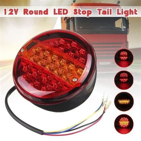 12V 24V 20 LED FEUX ARRIERE HAMBURGER Pour Remorque Camion Caravane Van