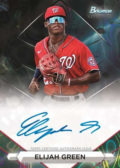 2023 Bowman Sterling Baseball Checklist Team Sets Box Info