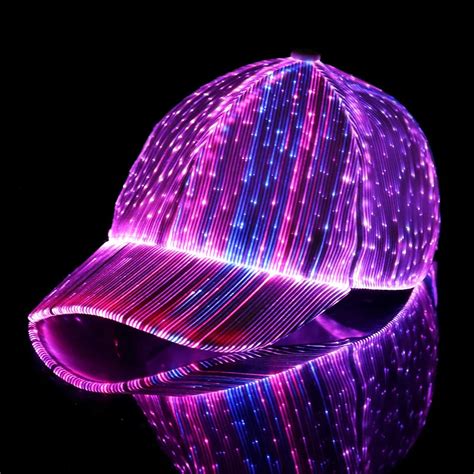 Tampa De Fibra Ptica LED Para Adultos Boate Rave Party Concert Dance