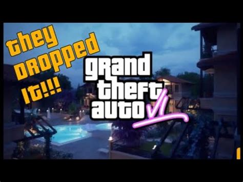 Rockstar Dropped The GTA VI Trailer YouTube