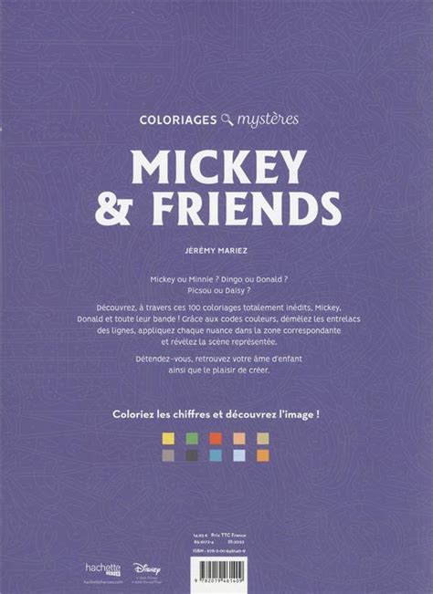 Art Thérapie Coloriages Mystères Mickey And Friends Jérémy Mariez 2019461404 Livres