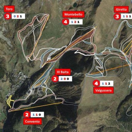 Cartina Piste E Impianti Abetone