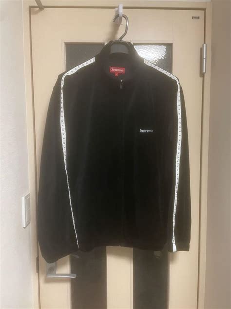 シュプリーム Supreme サイズl 【22aw】【studded Velour Track Jacket】スタースタッズベロアジャージ