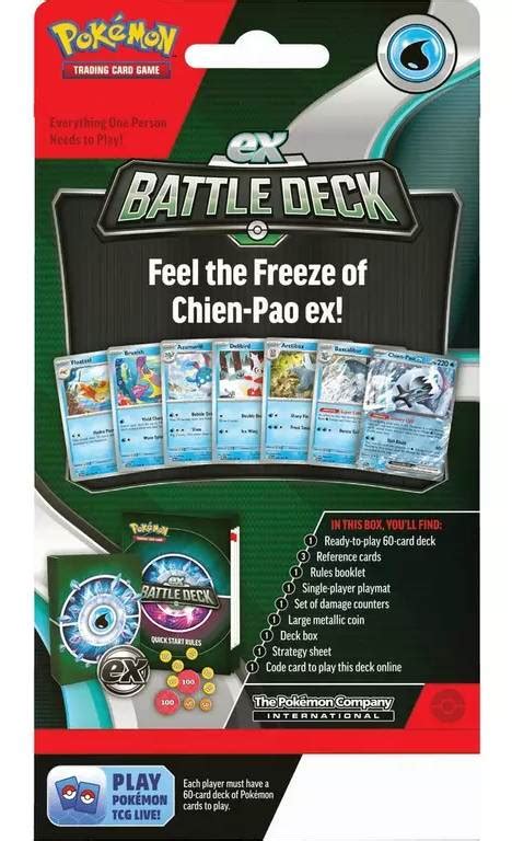 Deux Decks De Combat Baojian Ex Et Forgelina Ex Pour Le Jcc Pok Mon